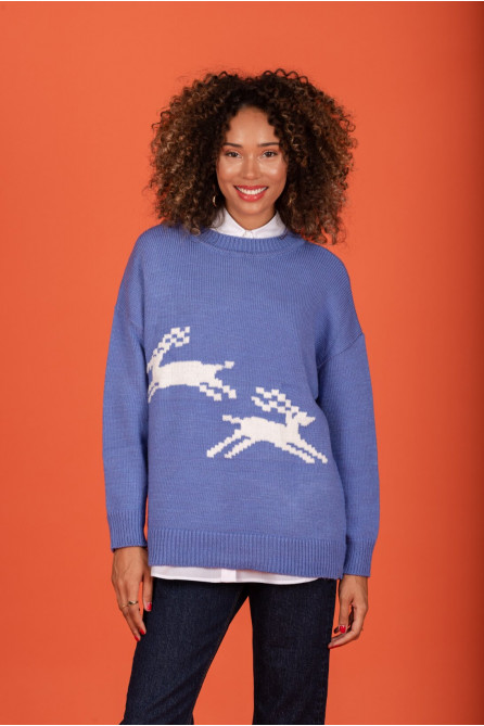 Kristoff knit sweater (Light blue) (Στο προϊόν αυτό δεν γίνεται επιστροφή)