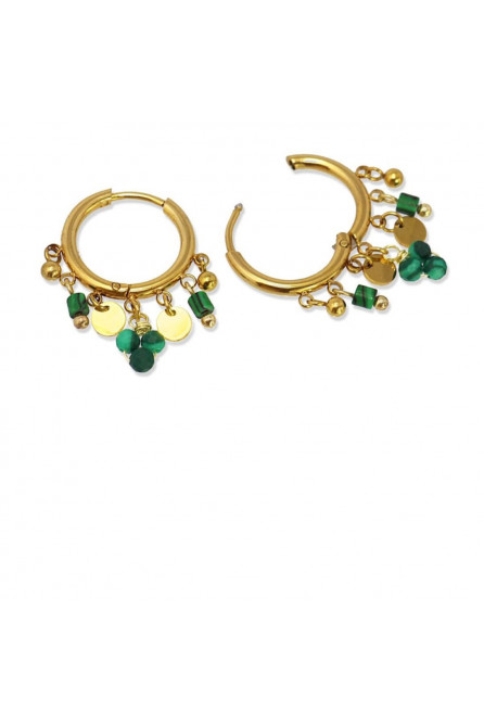 Mediterranean Earrings  Green